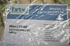 Breg Environmental Mixed Fluids Vinyl Zipper Bag Kit Vehicle Spill Kit BMVZK-L