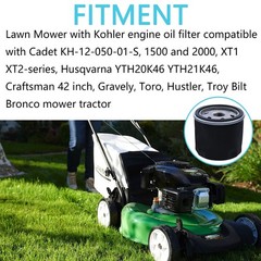 2 Pcs Oil Filter Replacement for Kohler Engine Lawn Mower Excellent…