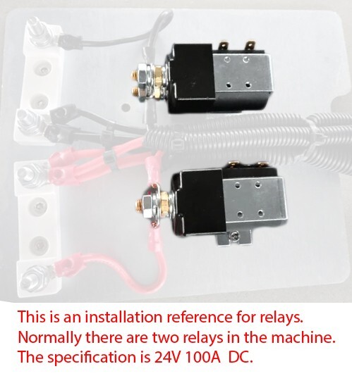 2pcs Electronics Relay fit Emotor 300X MX3 MX3Z MX3NS Floor Scrubber Machine