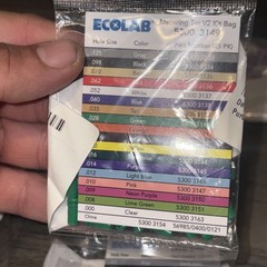 Ecolab Metering Tip V2 Kit 25 Piece Bags Lot Of 13
