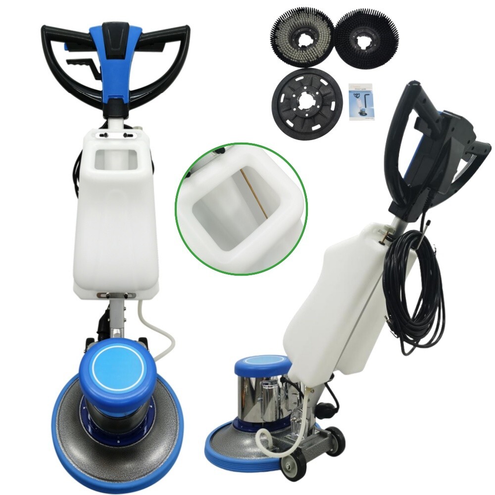 17in Electric Floor Cleaner Carpet Washing Machine Floor Polishing Scrubbing Mac