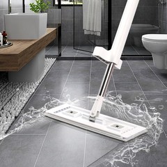 Uimoso Microfiber Flat Mop with 4 Mop Pads Flat Mop for Dry and Wet Floor