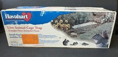 Havahart 1025 Small 2-Door Live Animal Cage Trap Squirrel Chipmunk Rat w/ Box