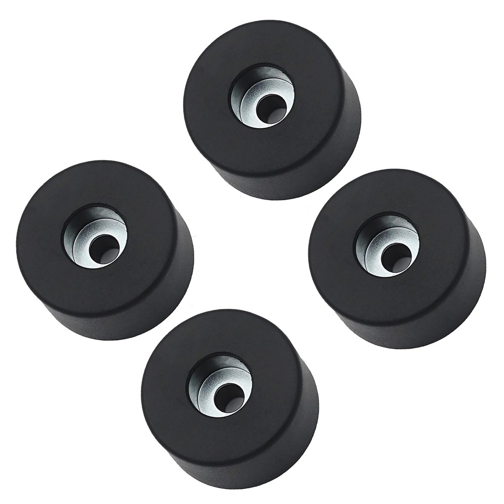 bizhala 4PCS 192310GS Air Compressor Isolator Rubber Feet Foot Mount Black