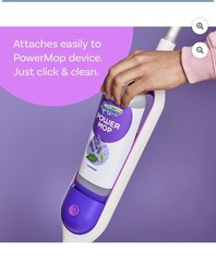 Swiffer Power Mop Wet Pad Refill Bundle, 10 Pads & 2 Solutions, White/Purple