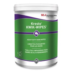 SC Johnson KKW70W 7.9 x 5.7 Kresto KWIK-WIPES – Citrus, Wh (70/PK, 6 PK/CT) New