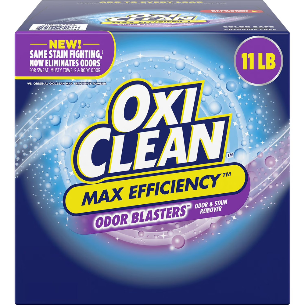 OxiClean Odor Blasters Laundry Stain Remover 11 lb Value Size – Max Efficiency.