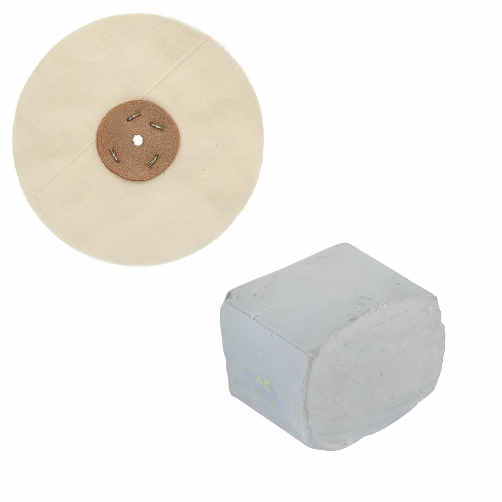 G Loose Unstitched Floppy Final Polishing Mop 8″ x 0.5″ 1 Row With Compound 250