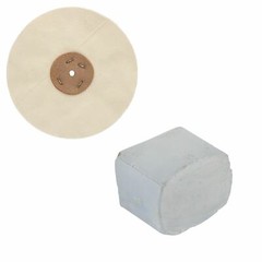 G Loose Unstitched Floppy Final Polishing Mop 8″ x 0.5″ 1 Row With Compound 250
