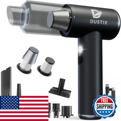 Dustix Cordless Handheld Car Vacuum Cleaner Powerful 20000Pa Triple Gear Mini