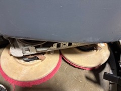 24V WINDSOR SABER CUTTER WALK BEHIND SCRUBBER, VERY CLEAN, 257 HOURS