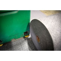Spilfyter Sfg-98Bx Sorbent Roll, 42 Gal, 16 In X 150 Ft, Universal, Gray, 2 Pk