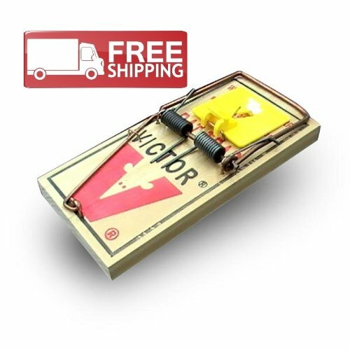 4 Victor M326 Rat Snap Traps ~ Tramas Para Ratas ~ Rodent Control Easy to Set