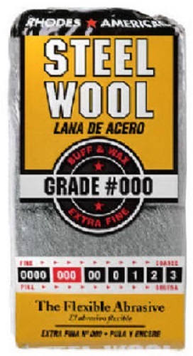 (12) ea Homax 10121000 12 pack #000 Extra Fine Steel Wool Pads