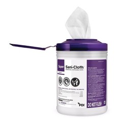 PDI Super Sani-Cloth Germicidal Disposable Wipe (4 TUBS/640WIPES)
