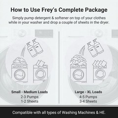 Frey The – Laundry Detergent Fabric Sheets Fragrance-Free