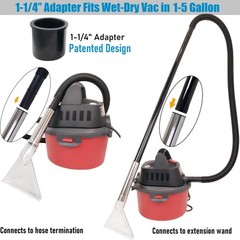 Happy Tree Universal Fit All Shop Vacs with 2-1/2″ and 1-7/8″ Large