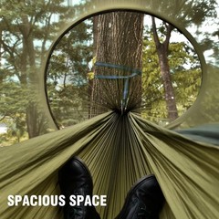 Camping Hammock with Mosquito Net, Lightweight Portable Double & Single Hammock