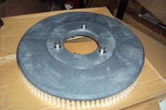 DAYTON 14X830 Rotary Brush: 18 in Machine Size,18″ Pad/Brush ,Polypropylene