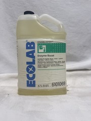 Ecolab StainBlaster Enzyme Boost Laundry Pre-Spotter 5 Quart Refill 6101069 New