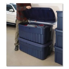Rubbermaid RMRT500000 21.2″ x 43″ x 17.88″ 50-gal Storage Box – Dark Indigo New
