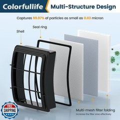 2 + 4 Pack Filters for Shark Vacuum Navigator Lift Away Filter Re