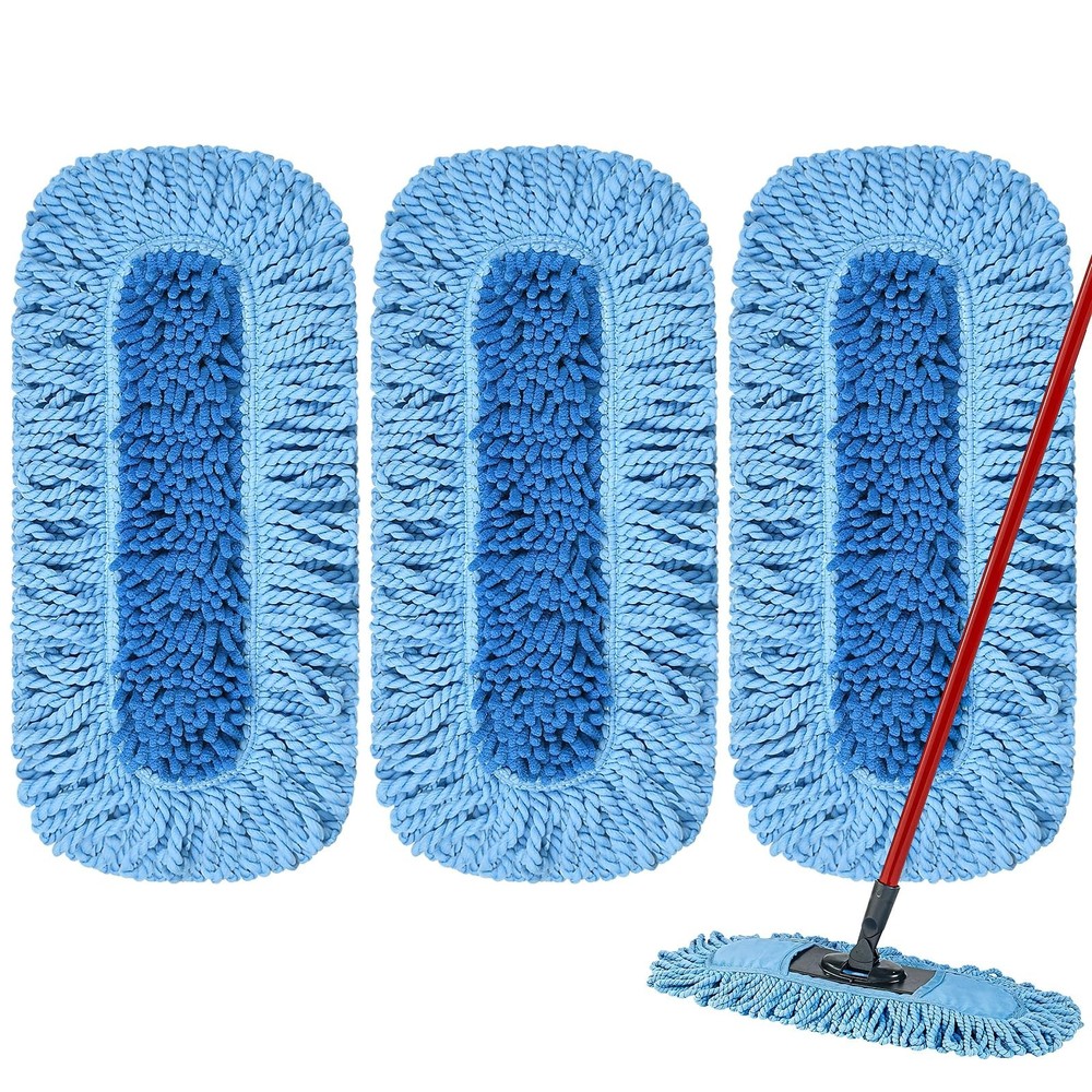 3 Pack Dust Mop Replacement Head for O-Cedar Dual-Action Dust Mop Pads Refill…