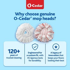 O-Cedar EasyWring Deep Clean Refill (1-Pack) | 40% 1-Pack – Clean, White