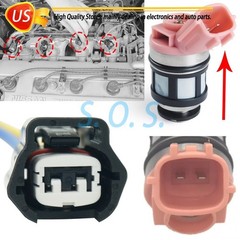 6Pcs Fuel Injectors Harness Connector Plug for Nissan Frontier Infiniti Mercurt