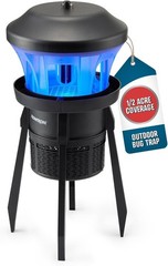 Flowtron Outdoor Bug Trap | UV Light & Powerful Fan with ½ Acre Coverage