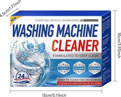 Biaccrss Washing Machine Cleaner Tablets, 24 Pack, 12 1 Count (Pack of 24)