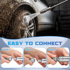 XUZOG Turbo Nozzle Pressure Washer, 3600 PSI Stainless Steel Power 3 Gallon