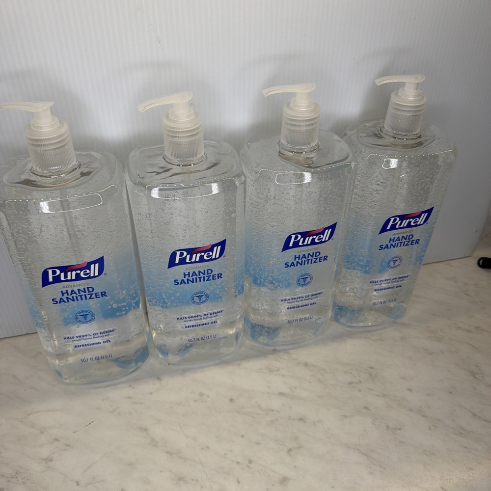 PURELL 501504CT 1.5 L Hand Sanitizer Refreshing Gel – Clean Scent (4) FREE SHIP
