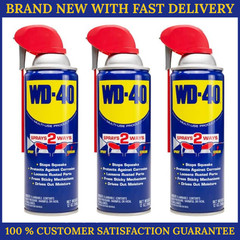 New Multi Purpose Original WD-40 Formula Lubricant Spray 3-PACK w/. Smart Straw