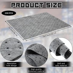 Oil Absorbent Pads Weight Dimpled Pad Garage Accessories Water Absorbent Mat …