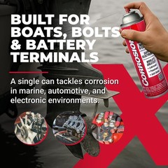 CorrosionX Rust Inhibitor 16oz Aerosol – Dielectric Protection for Marine,