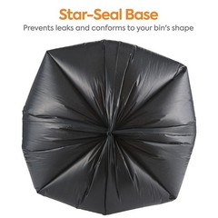 Staples Coastwide Professional Black Trash Bags 55-60 Gal Reprocessed Resin 1.3