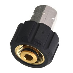 Tool Daily Pressure Washer Adapter, M22 female to 3/8 Inch 3/8, Black