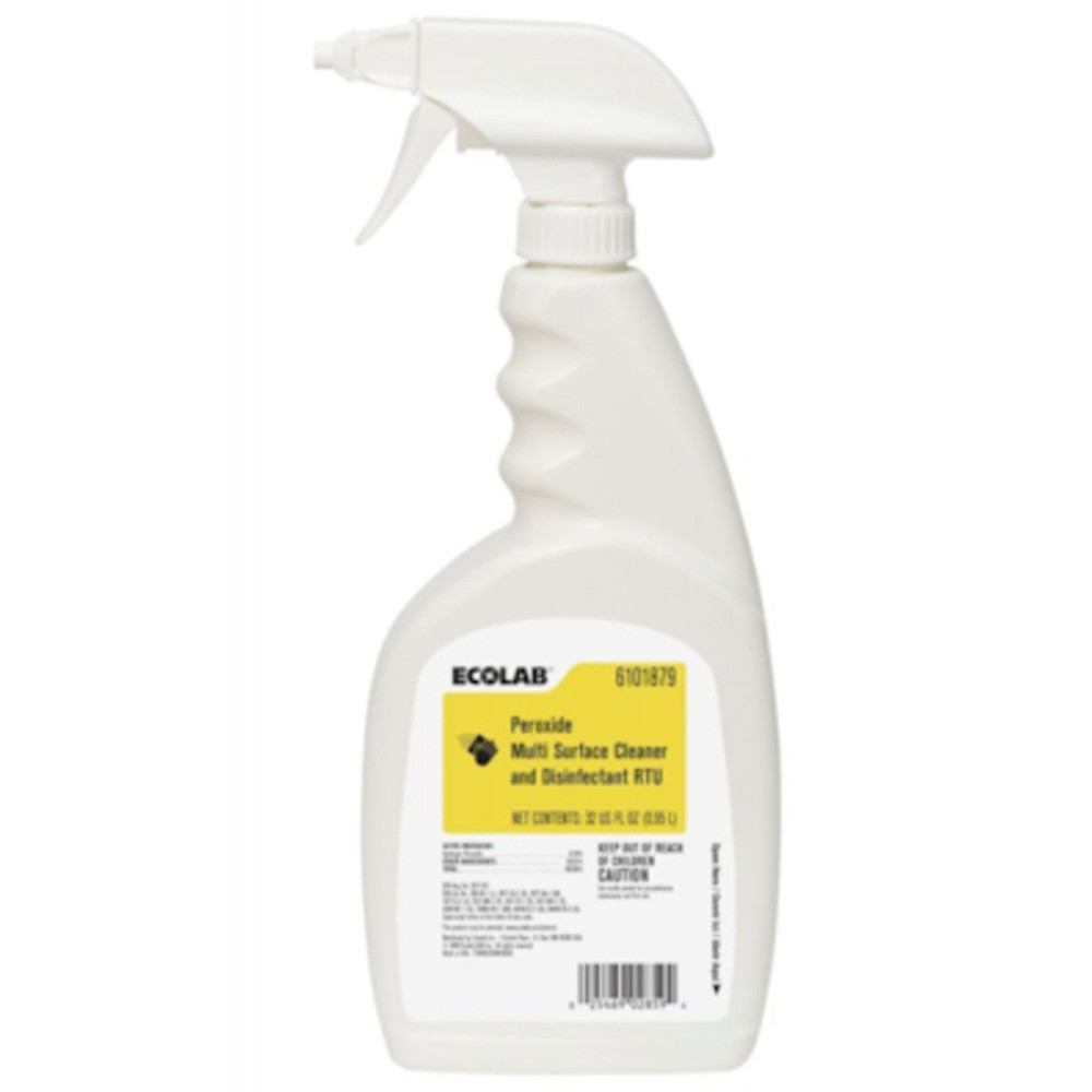 Ecolab Peroxide Multi-Surface Disinfectant Cleaner RTU 32 fl oz, 6 Pack