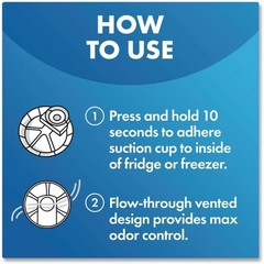 2 Pack Arm & Hammer Fridge Fresh Baking Soda Refrigerator Air Filter, Unscented