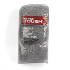 Coarse Steel Wool Pads 12 Pack Cleaning Polishing Paint Removal 3 Pack New