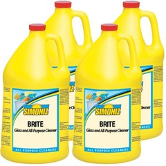Case of 4 Gallons Simoniz Brite Glass & All-Purpose Cleaner