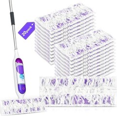 20 Pack Power Mop Pad Refills for Swiffer PowerMop Multi-Surface Mop, Powermo…