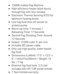 Invisiguard EPA Certified Fogger C-Vid19 Protection For Home/Business