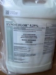 4×1 gal. Fisher 19-546-925 VAL SHC025.25 HYPO-CHLOR 5.25% Sodium Hypochlorite