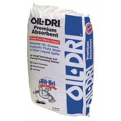 Oil-Dri I05040 Loose Sorbent, 4 gal, Universal, Brown, Red