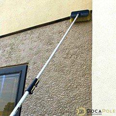 DOCA Scrub Brush Attachment for Long Handle Head Only – 0.92 Ft, Yellow