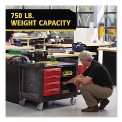 RCPN453388BLA TradeMaster 750 lbs. Cap. 26.25 x 49 x 38 1-Shelf Cart New