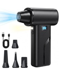 Compressed Air Duster, Cordless Duster with 200000RPM Brushless Motor,…