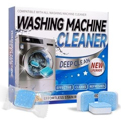 Luvoar Washing Machine Cleaner Tablets–24 Packs,Deep Cleaning Tablets For Pro